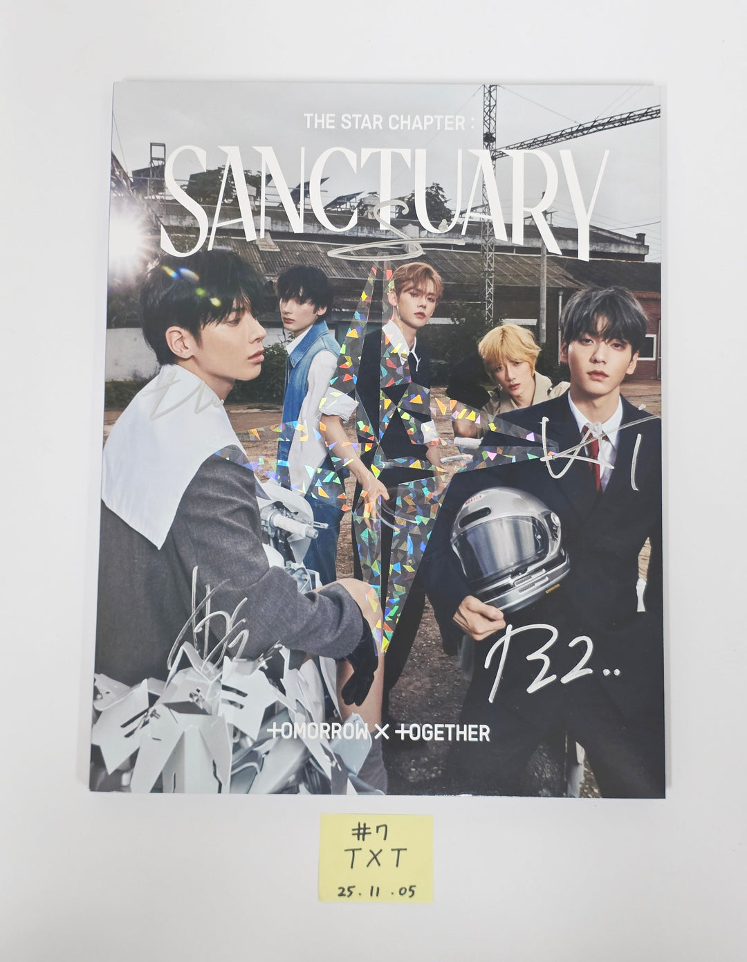 TXT "SANCTUARY", "TOGETHER" - Hand Autographed(Signed) Promo Album [25.11.05]