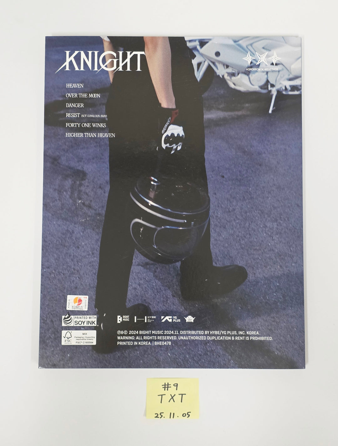 TXT "SANCTUARY", "TOGETHER" - Hand Autographed(Signed) Promo Album [25.11.05]