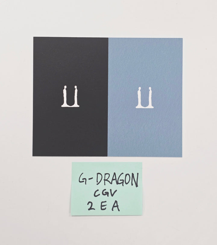 G-Dragon (of BIGBANG) "Ubermesch" - CGV Event Photocard set (2ea) [25.11.05]