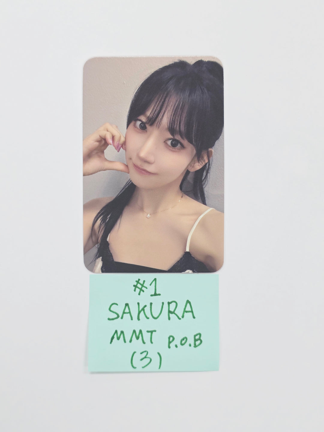 Le Sserafim "SPAGHETTI" - MMT Pre-Order Benefit Photocard, Polaroid type Photocard (Compact Ver.) [25.11.05]