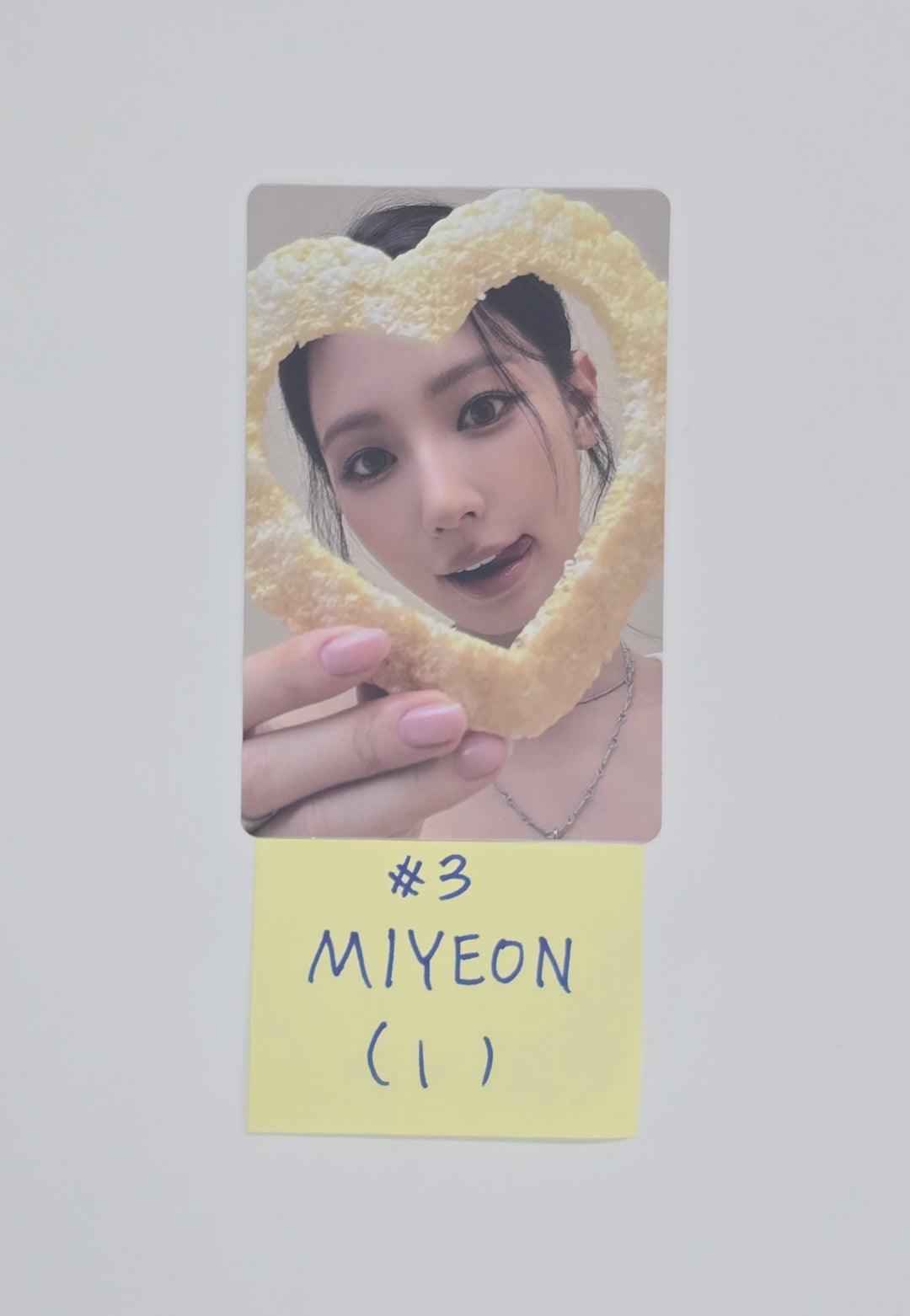 MIYEON (of I-dle) "MY, Lover" - Official Photocard, Polaroid type Photocard (2) [25.11.06]