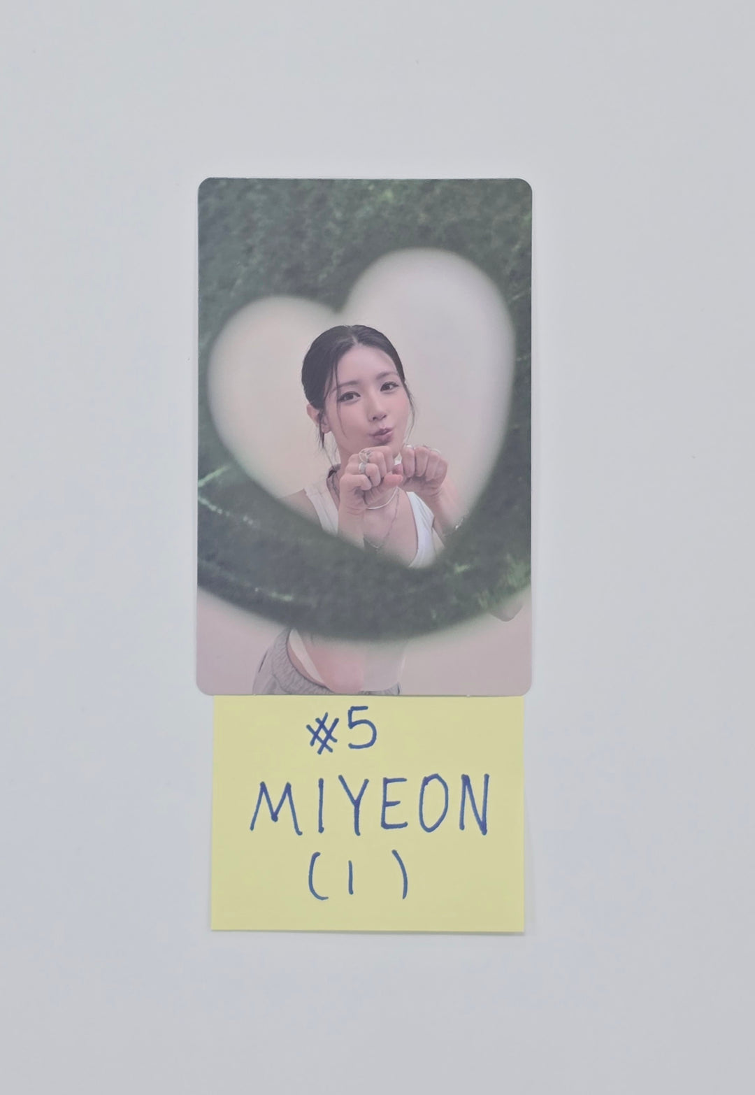 MIYEON (of I-dle) "MY, Lover" - Official Photocard, Polaroid type Photocard (2) [25.11.06]
