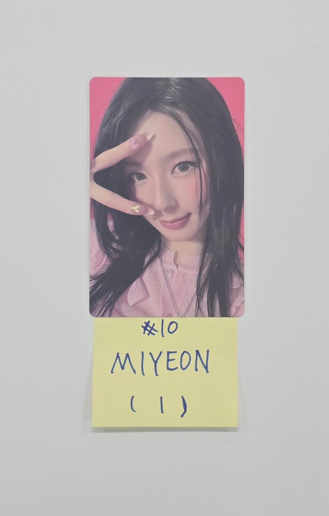 MIYEON (of I-dle) "MY, Lover" - Official Photocard, Polaroid type Photocard (2) [25.11.06]
