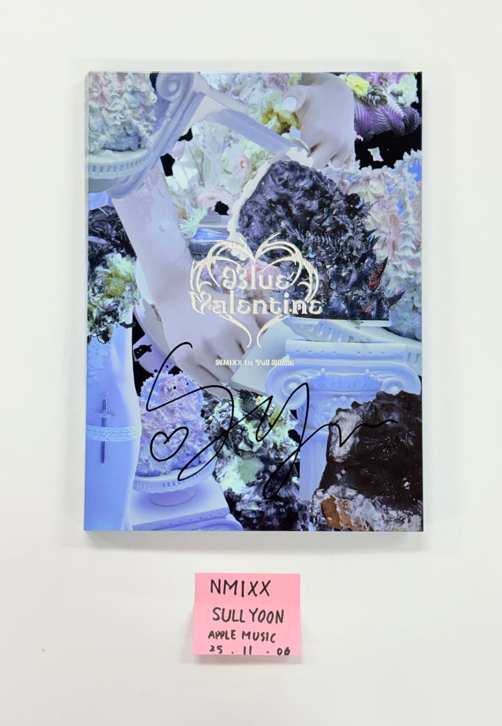 SULLYOON (of NMIXX) "Blue Valentine" - Hand Autograhped(Signed) Album [25.11.06]