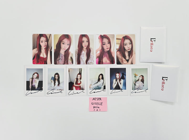 GISLEEL (of AESPA) - Bella china 2025 Photocard, Polaroid type Photocard set [25.11.06]