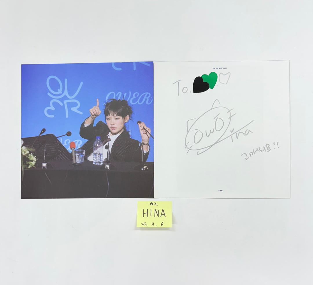 QWER - Album A Cut Page From Fansign Event Album [25.11.06]