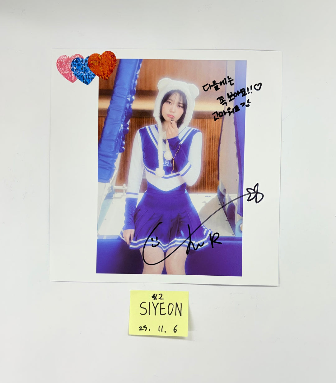QWER - Album A Cut Page From Fansign Event Album [25.11.06]
