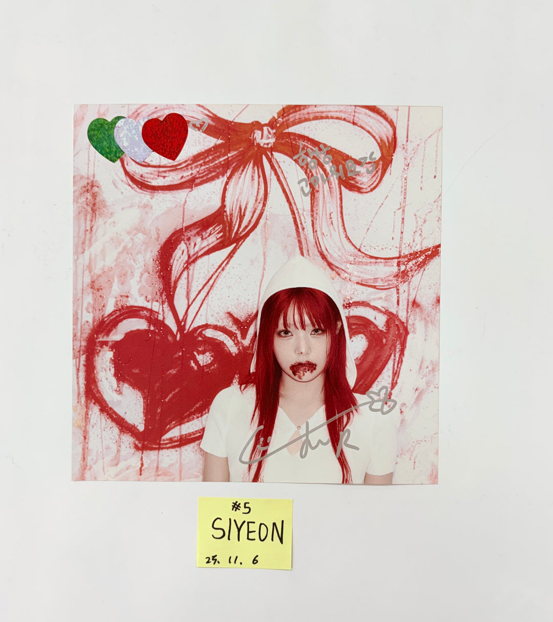 QWER - Album A Cut Page From Fansign Event Album [25.11.06]