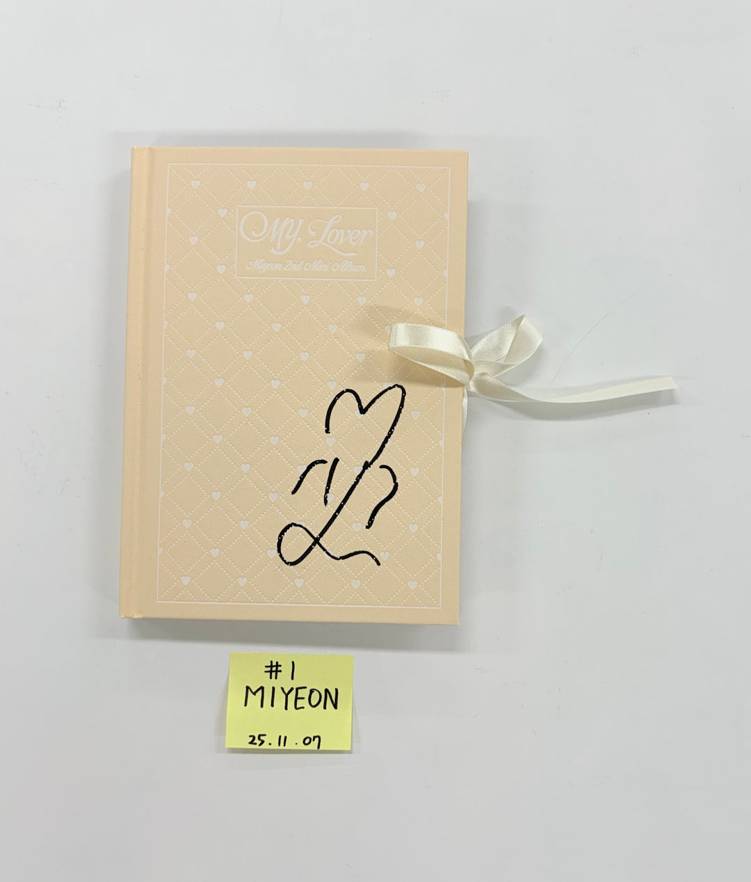 MIYEON (of I-dle) "MY, Lover" - Hand Autographed(Signed) Promo Album [25.11.07]