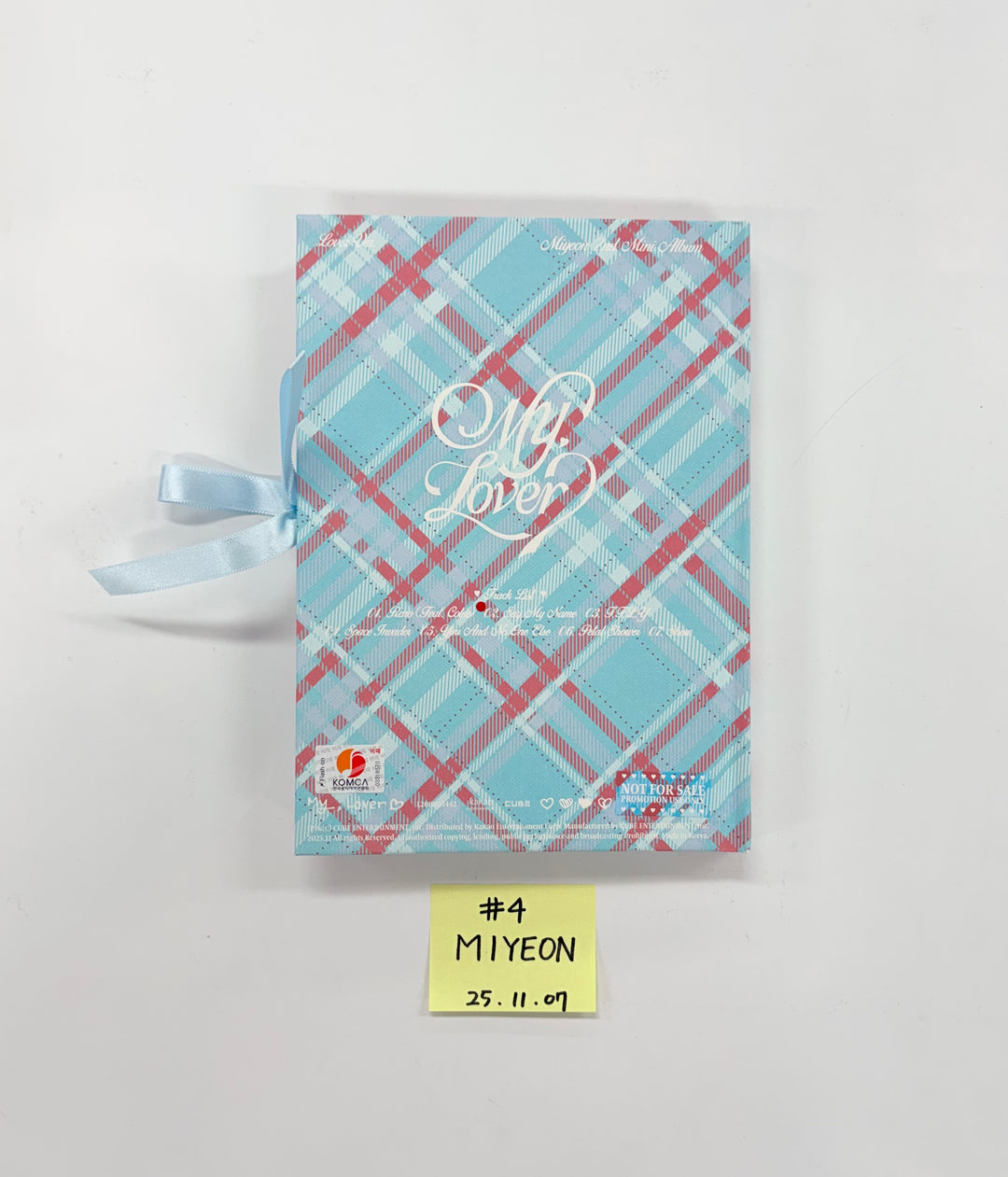 MIYEON (of I-dle) "MY, Lover" - Hand Autographed(Signed) Promo Album [25.11.07]