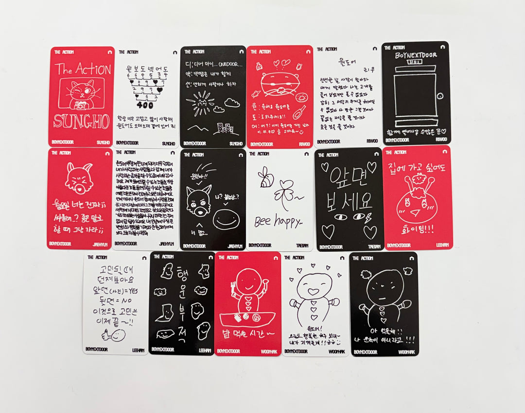 BOYNEXTDOOR  5th EP "The Action" - Official Photocard (Photobook) [25.11.07)