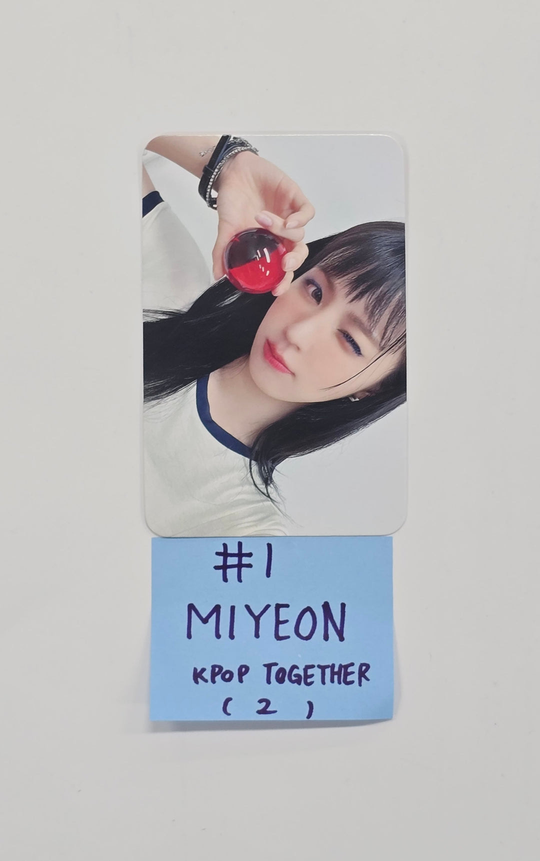 MIYEON (of I-dle) "MY, Lover" - KPOP TOGETHER Pre-Order Benefit Photocard [25.11.07]