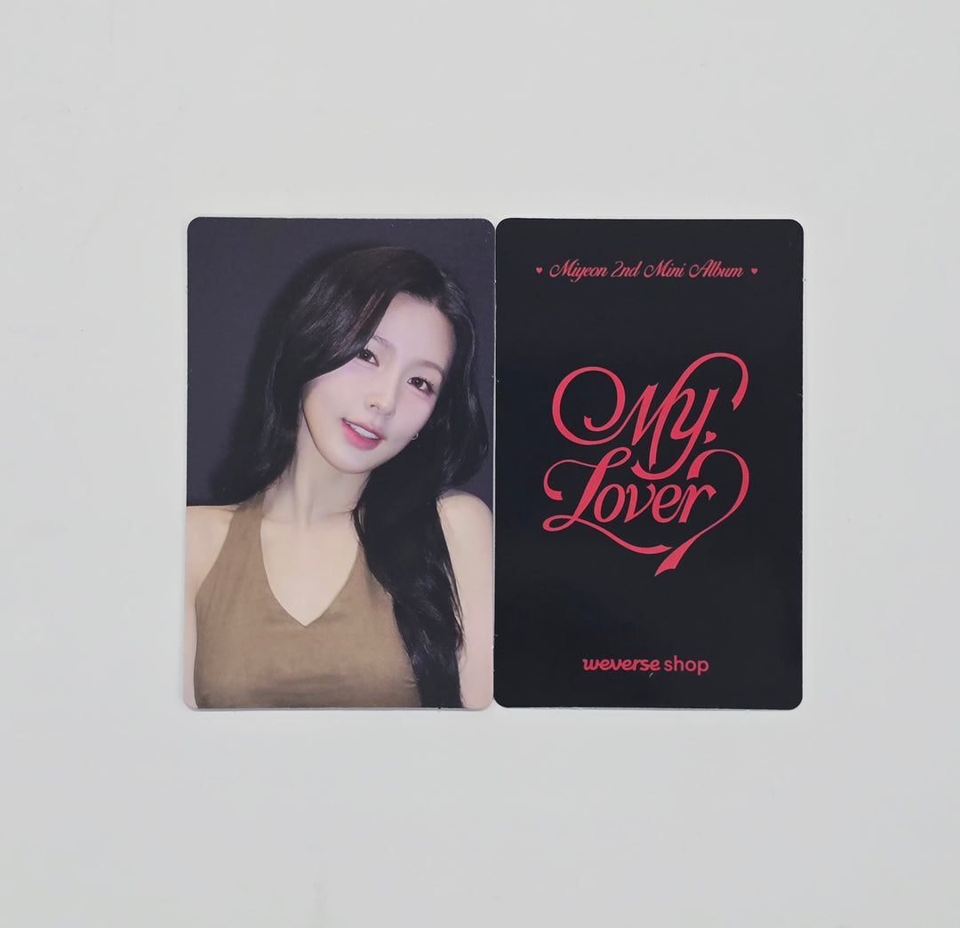 MIYEON (of I-dle) "MY, Lover" - Weverse Shop Pre-Order Benefit Photocard [25.11.07]