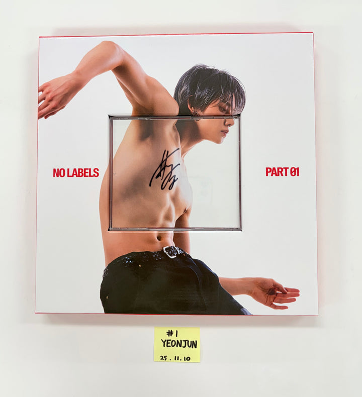 MIYEON (of I-dle) "MY, Lover", AHOF "The Passage", YEONJUN "NO LABELS: PART 01", &TEAM "Back to Life", U-KNOW "I-KNOW" - Hand Autographed(Signed) Promo Album [25.11.10]