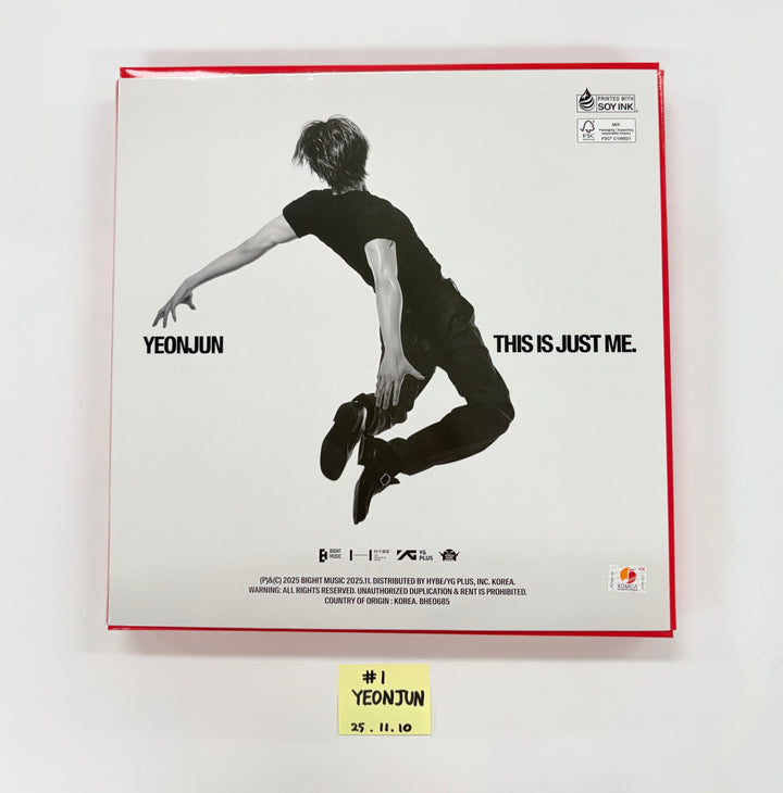 MIYEON (of I-dle) "MY, Lover", AHOF "The Passage", YEONJUN "NO LABELS: PART 01", &TEAM "Back to Life", U-KNOW "I-KNOW" - Hand Autographed(Signed) Promo Album [25.11.10]