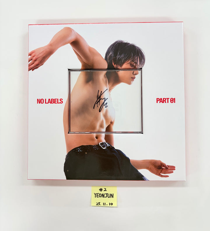 MIYEON (of I-dle) "MY, Lover", AHOF "The Passage", YEONJUN "NO LABELS: PART 01", &TEAM "Back to Life", U-KNOW "I-KNOW" - Hand Autographed(Signed) Promo Album [25.11.10]