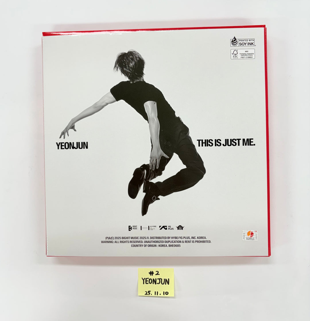 MIYEON (of I-dle) "MY, Lover", AHOF "The Passage", YEONJUN "NO LABELS: PART 01", &TEAM "Back to Life", U-KNOW "I-KNOW" - Hand Autographed(Signed) Promo Album [25.11.10]