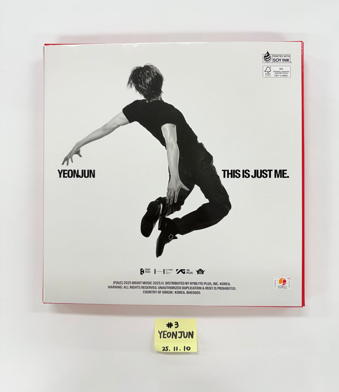 MIYEON (of I-dle) "MY, Lover", AHOF "The Passage", YEONJUN "NO LABELS: PART 01", &TEAM "Back to Life", U-KNOW "I-KNOW" - Hand Autographed(Signed) Promo Album [25.11.10]