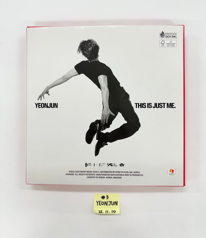 MIYEON (of I-dle) "MY, Lover", AHOF "The Passage", YEONJUN "NO LABELS: PART 01", &TEAM "Back to Life", U-KNOW "I-KNOW" - Hand Autographed(Signed) Promo Album [25.11.10]