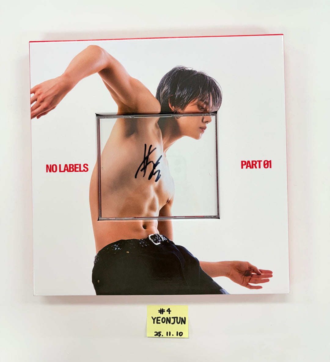 MIYEON (of I-dle) "MY, Lover", AHOF "The Passage", YEONJUN "NO LABELS: PART 01", &TEAM "Back to Life", U-KNOW "I-KNOW" - Hand Autographed(Signed) Promo Album [25.11.10]