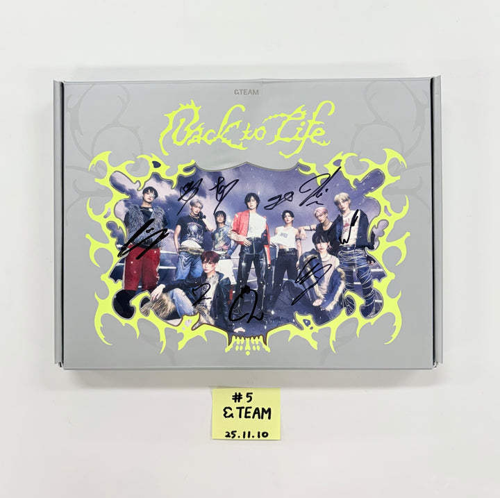 MIYEON (of I-dle) "MY, Lover", AHOF "The Passage", YEONJUN "NO LABELS: PART 01", &TEAM "Back to Life", U-KNOW "I-KNOW" - Hand Autographed(Signed) Promo Album [25.11.10]