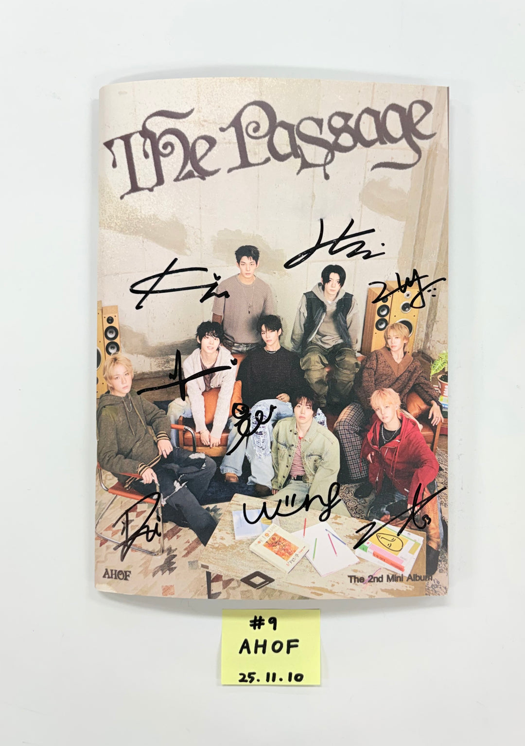 MIYEON (of I-dle) "MY, Lover", AHOF "The Passage", YEONJUN "NO LABELS: PART 01", &TEAM "Back to Life", U-KNOW "I-KNOW" - Hand Autographed(Signed) Promo Album [25.11.10]