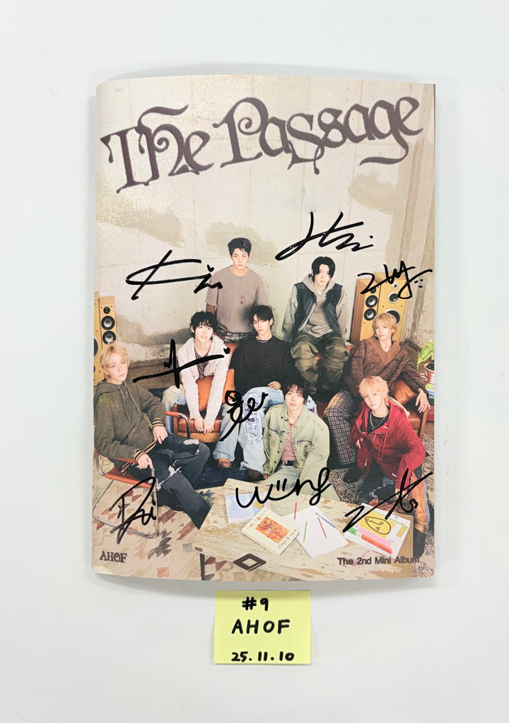 MIYEON (of I-dle) "MY, Lover", AHOF "The Passage", YEONJUN "NO LABELS: PART 01", &TEAM "Back to Life", U-KNOW "I-KNOW" - Hand Autographed(Signed) Promo Album [25.11.10]