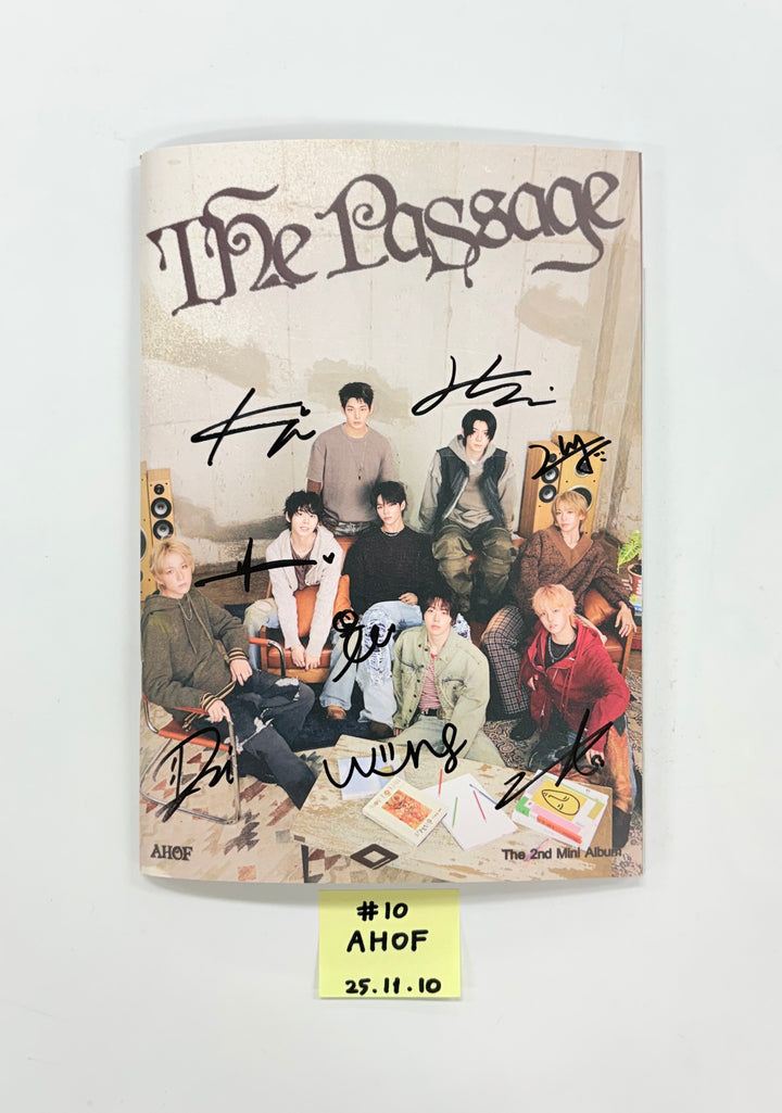 MIYEON (of I-dle) "MY, Lover", AHOF "The Passage", YEONJUN "NO LABELS: PART 01", &TEAM "Back to Life", U-KNOW "I-KNOW" - Hand Autographed(Signed) Promo Album [25.11.10]