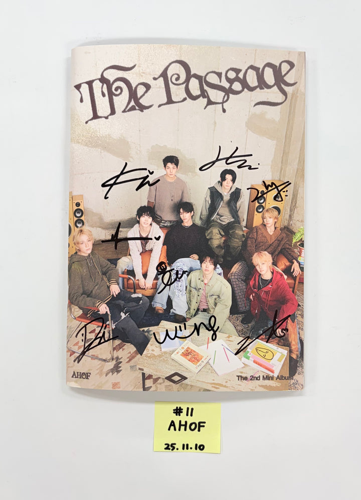 MIYEON (of I-dle) "MY, Lover", AHOF "The Passage", YEONJUN "NO LABELS: PART 01", &TEAM "Back to Life", U-KNOW "I-KNOW" - Hand Autographed(Signed) Promo Album [25.11.10]