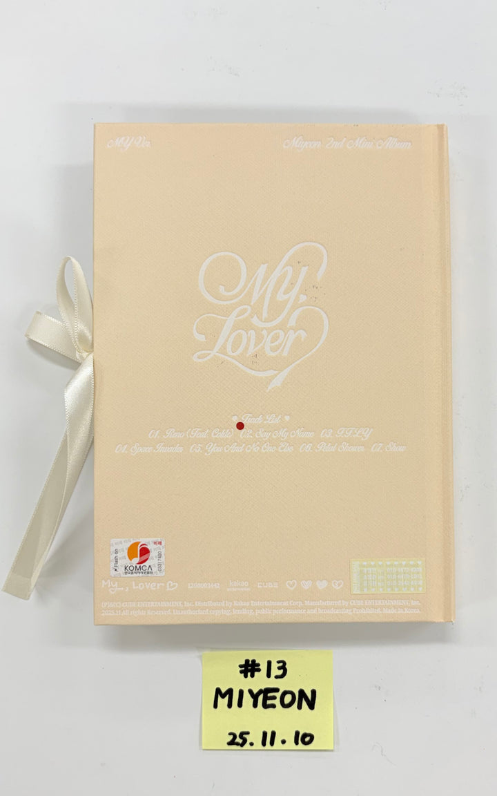 MIYEON (of I-dle) "MY, Lover", AHOF "The Passage", YEONJUN "NO LABELS: PART 01", &TEAM "Back to Life", U-KNOW "I-KNOW" - Hand Autographed(Signed) Promo Album [25.11.10]