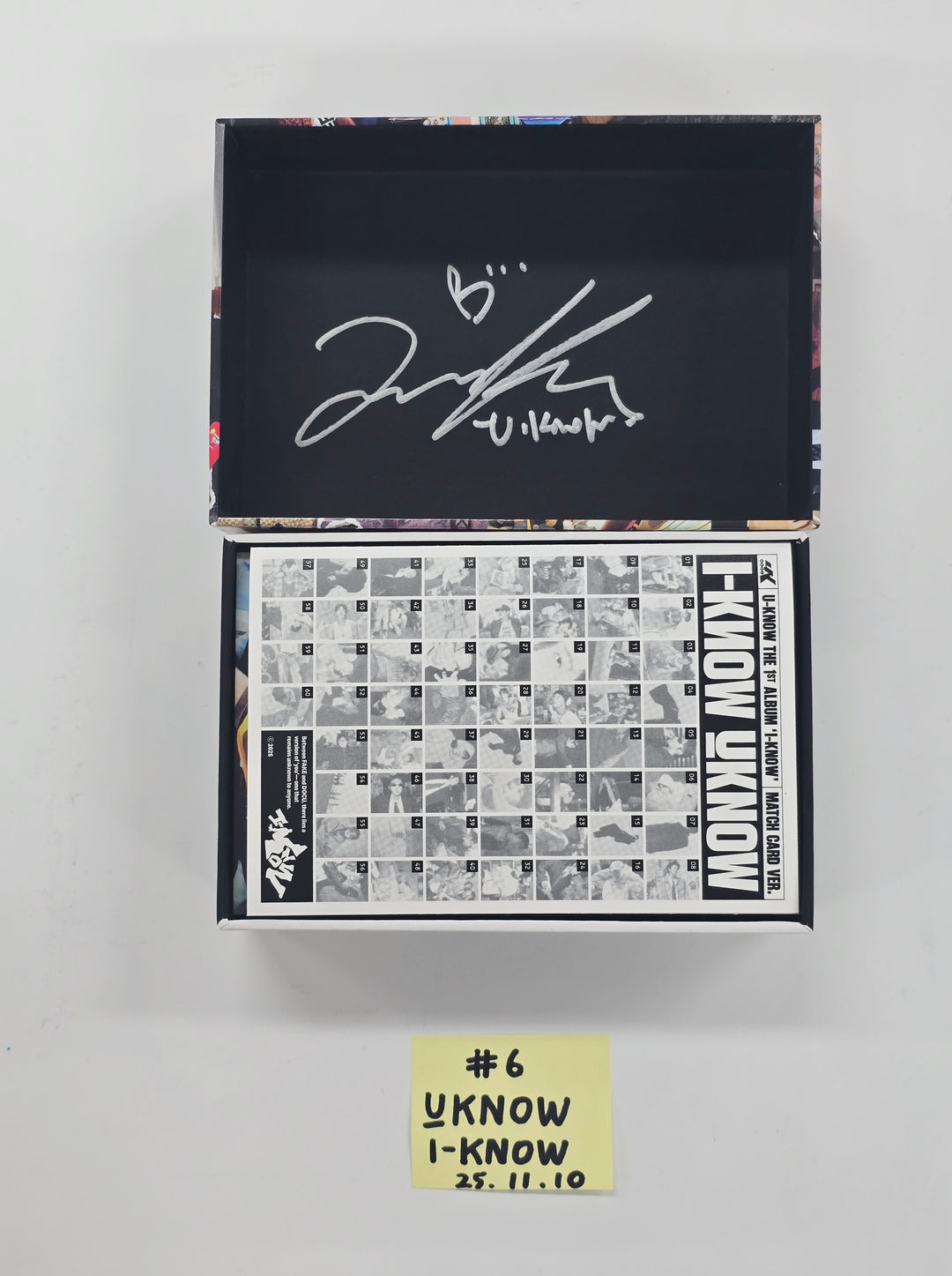MIYEON (of I-dle) "MY, Lover", AHOF "The Passage", YEONJUN "NO LABELS: PART 01", &TEAM "Back to Life", U-KNOW "I-KNOW" - Hand Autographed(Signed) Promo Album [25.11.10]