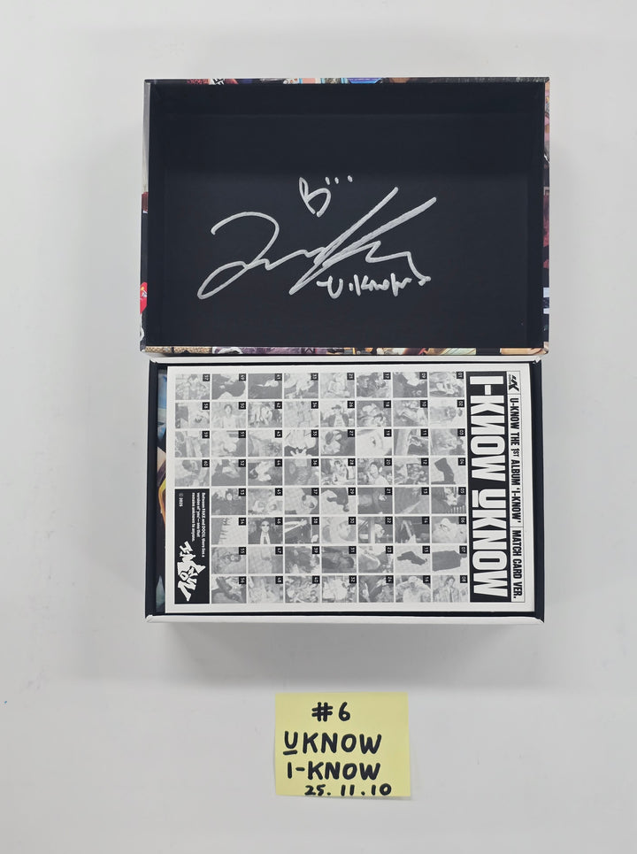 MIYEON (of I-dle) "MY, Lover", AHOF "The Passage", YEONJUN "NO LABELS: PART 01", &TEAM "Back to Life", U-KNOW "I-KNOW" - Hand Autographed(Signed) Promo Album [25.11.10]