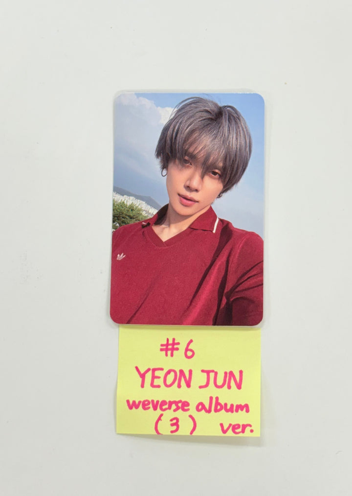 YEONJUN (of TXT) "No Labels : Part 01" - Official Photocard (Weverse ver.) [25.11.10]