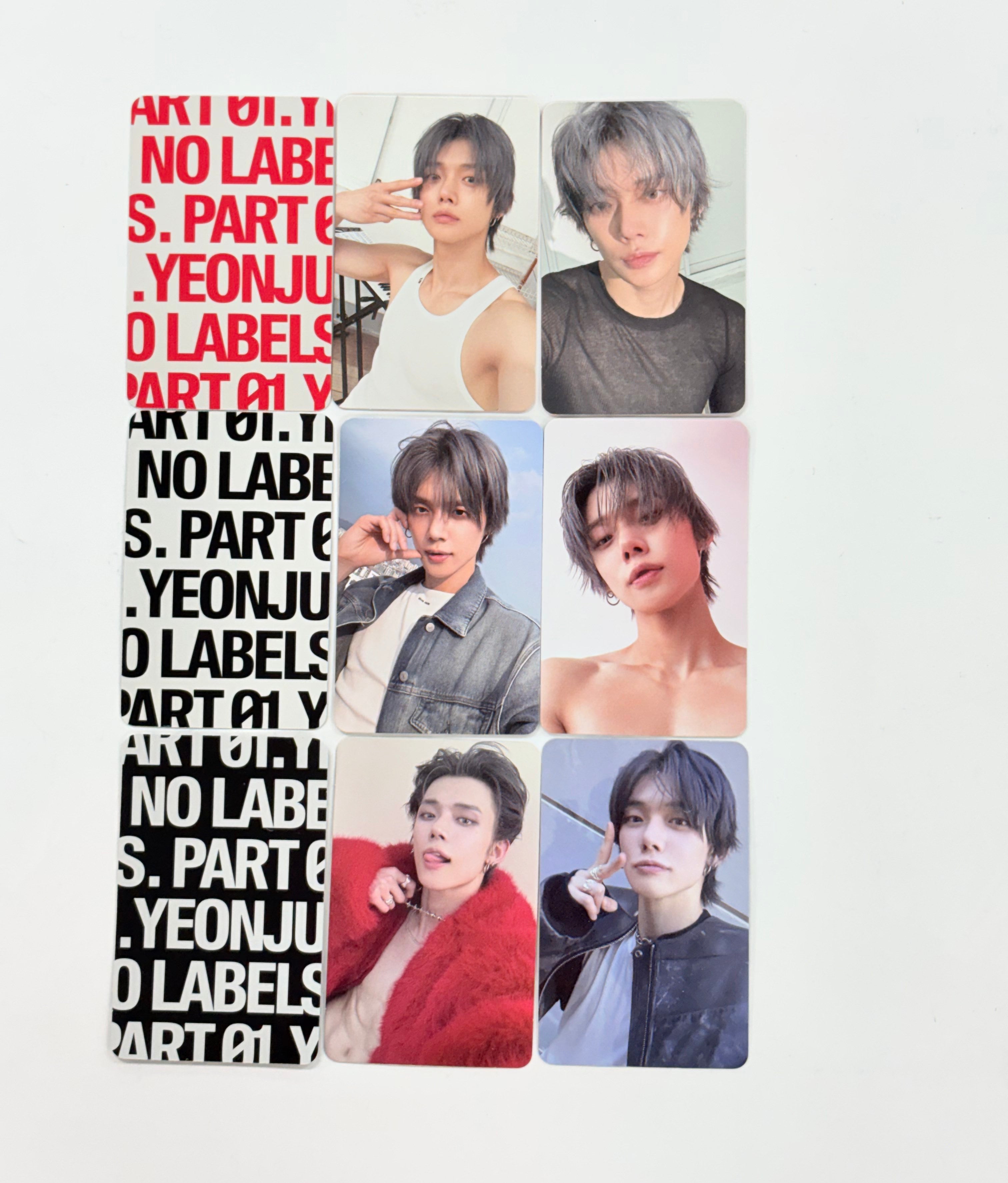 TXT NO LABELS サノク ヨンジュン トレカ A YEONJUN (of TXT) 