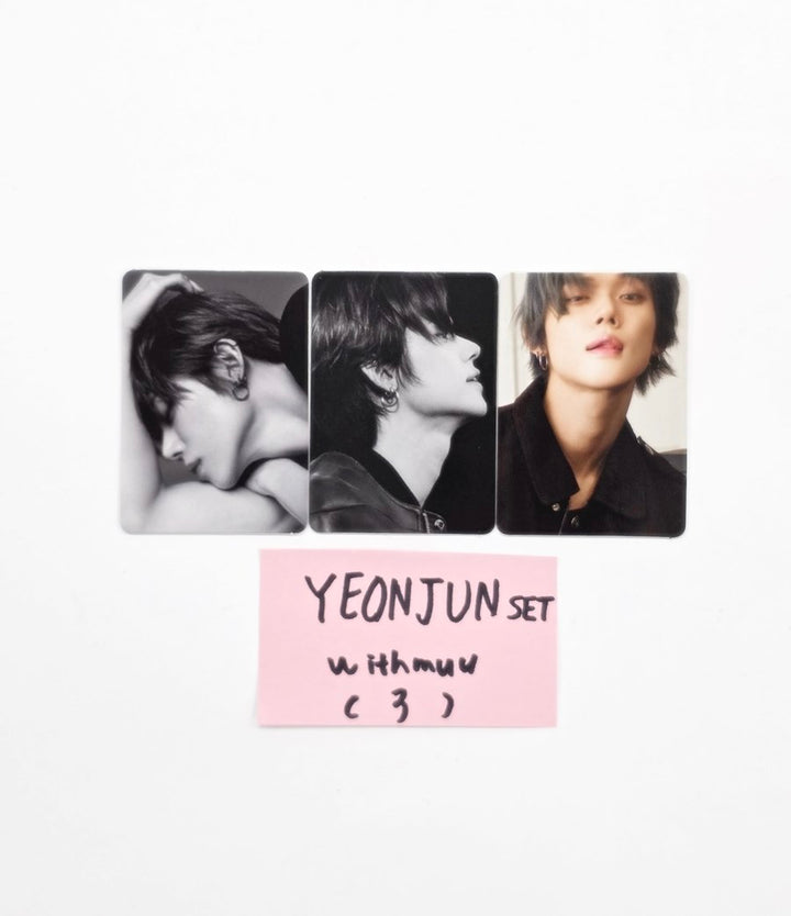 YEONJUN (of TXT) "No Labels : Part 01" - Withmuu Pre-Order Benefit Mini Photocard Set (3ea) [25.11.11]