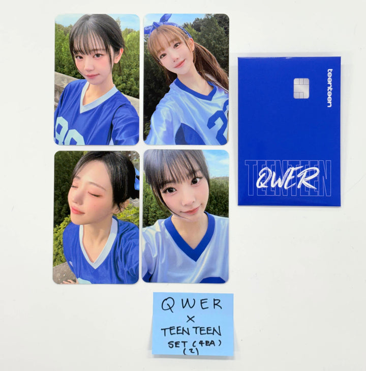 QWER - Woori Bank Teenteen Event Photocards Set (4EA) [25.11.12]