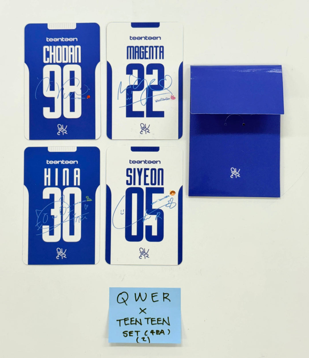 QWER - Woori Bank Teenteen Event Photocards Set (4EA) [25.11.12]