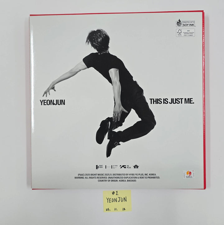 YEONJUN (Of TXT) "NO LABELS: PART 01" - Hand Autographed(Signed) Promo Album [25.11.12]