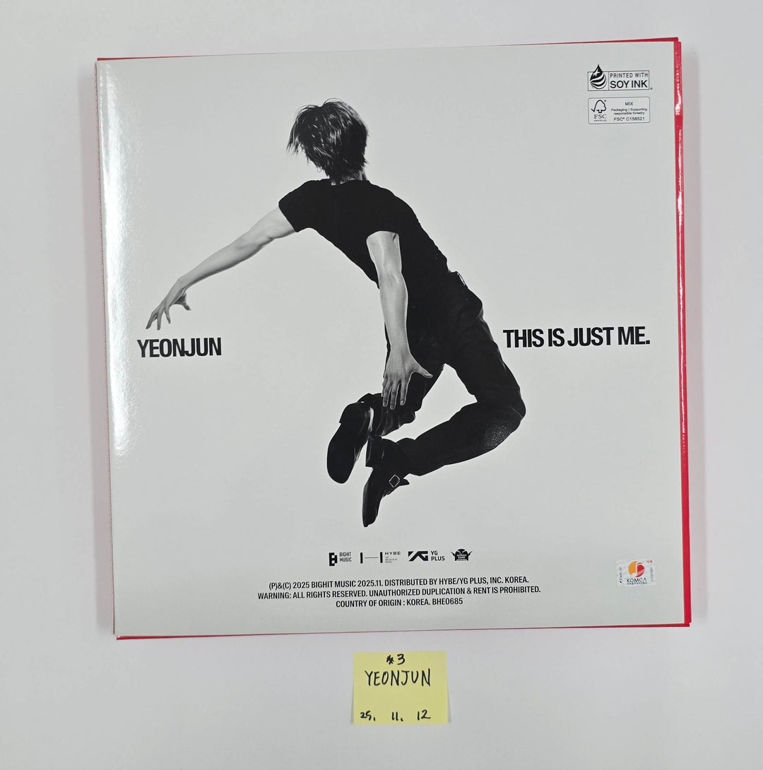 YEONJUN (Of TXT) "NO LABELS: PART 01" - Hand Autographed(Signed) Promo Album [25.11.12]