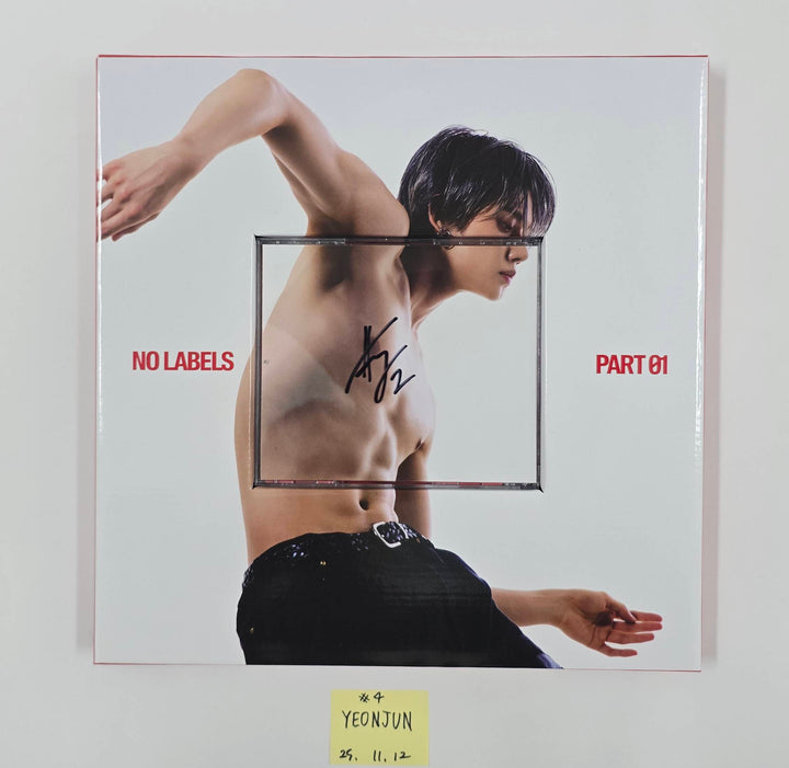 YEONJUN (Of TXT) "NO LABELS: PART 01" - Hand Autographed(Signed) Promo Album [25.11.12]