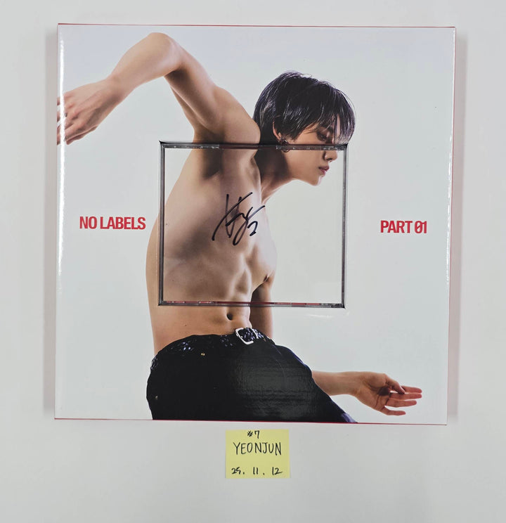 YEONJUN (Of TXT) "NO LABELS: PART 01" - Hand Autographed(Signed) Promo Album [25.11.12]