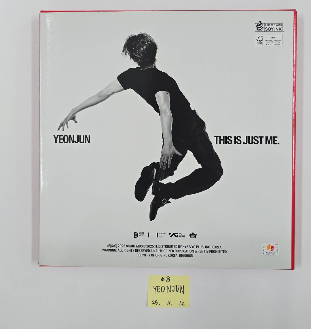YEONJUN (Of TXT) "NO LABELS: PART 01" - Hand Autographed(Signed) Promo Album [25.11.12]