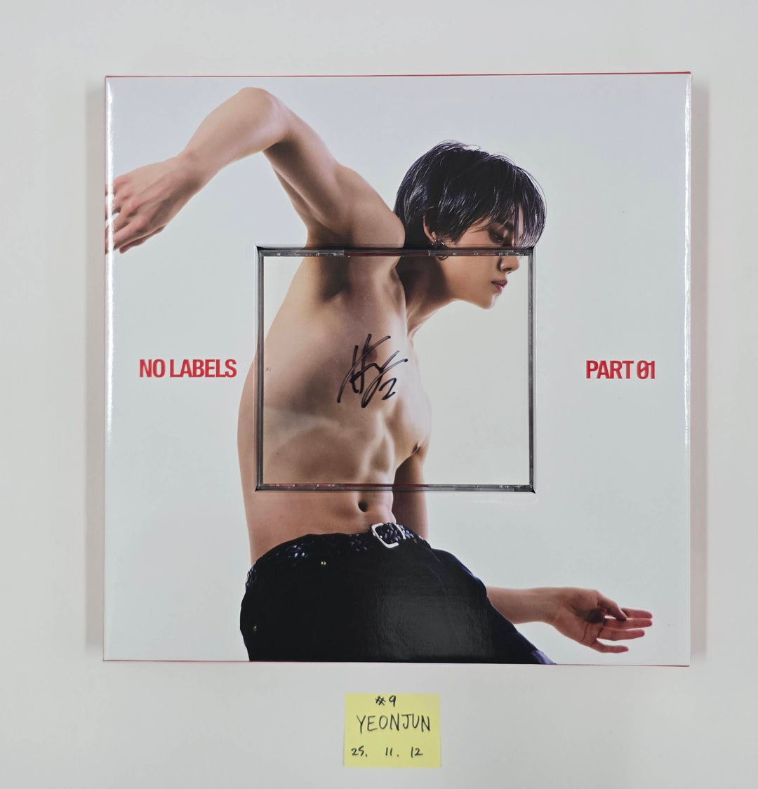 YEONJUN (Of TXT) "NO LABELS: PART 01" - Hand Autographed(Signed) Promo Album [25.11.12]
