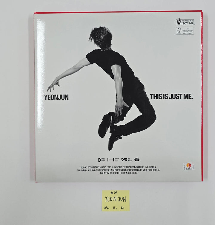YEONJUN (Of TXT) "NO LABELS: PART 01" - Hand Autographed(Signed) Promo Album [25.11.12]