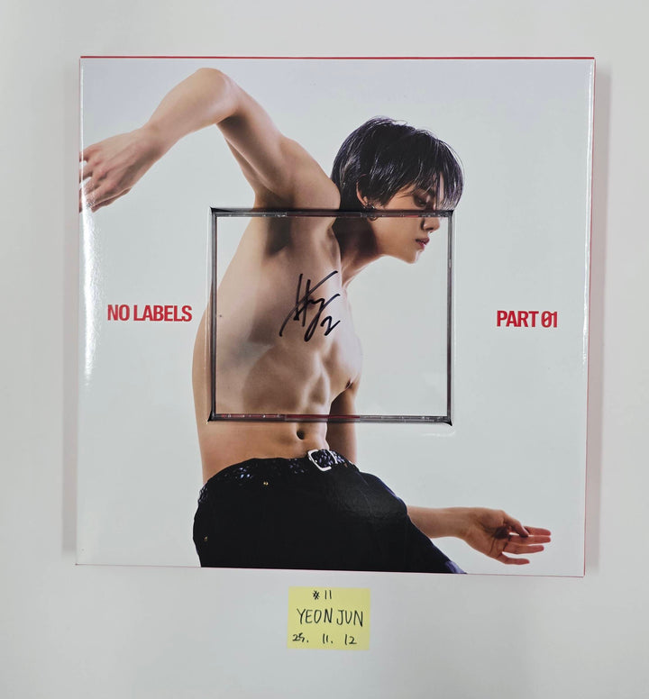 YEONJUN (Of TXT) "NO LABELS: PART 01" - Hand Autographed(Signed) Promo Album [25.11.12]