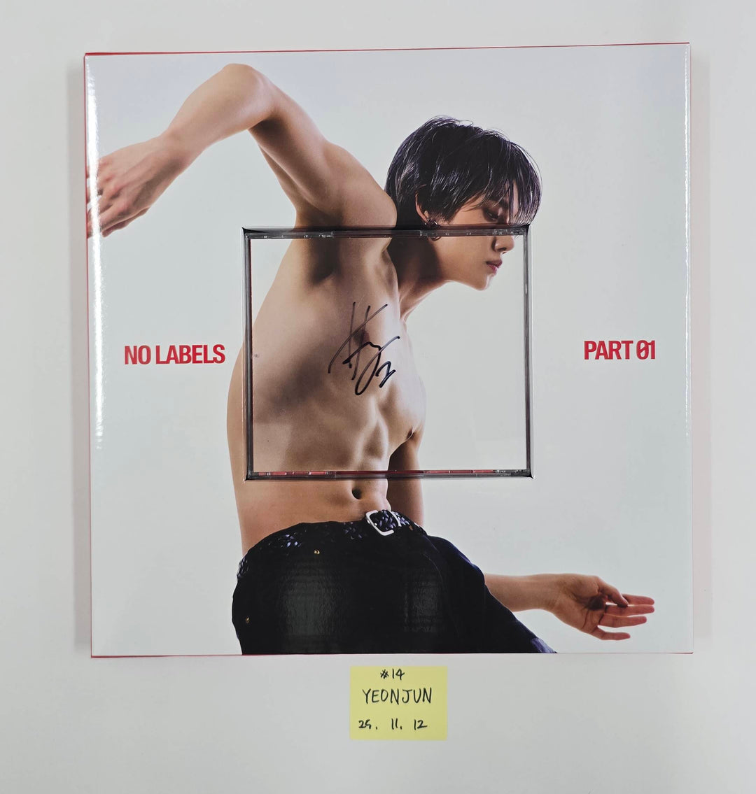 YEONJUN (Of TXT) "NO LABELS: PART 01" - Hand Autographed(Signed) Promo Album [25.11.12]