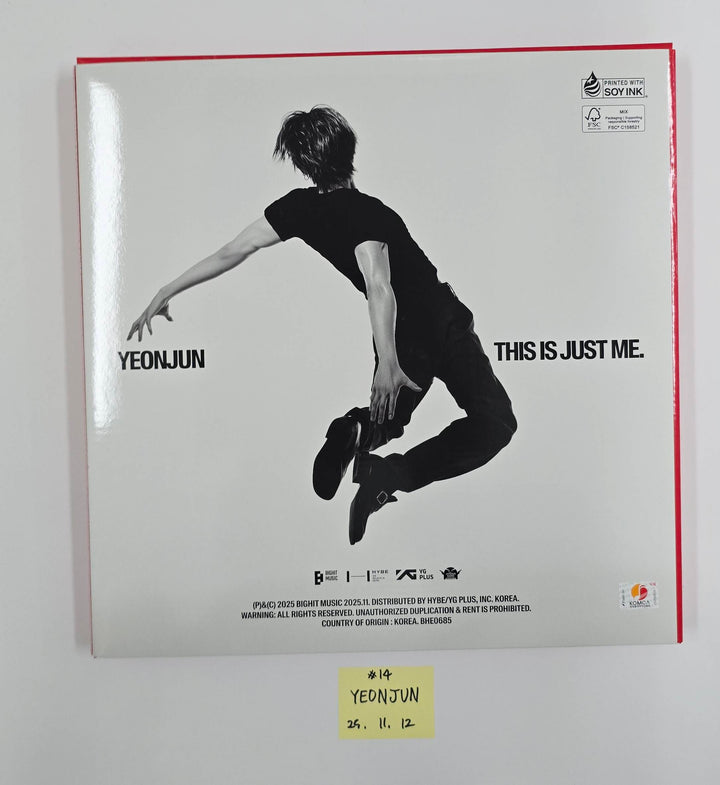 YEONJUN (Of TXT) "NO LABELS: PART 01" - Hand Autographed(Signed) Promo Album [25.11.12]