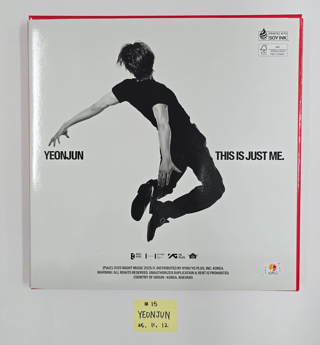 YEONJUN (Of TXT) "NO LABELS: PART 01" - Hand Autographed(Signed) Promo Album [25.11.12]