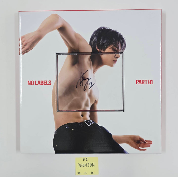 YEONJUN (Of TXT) "NO LABELS: PART 01" - Hand Autographed(Signed) Promo Album [25.11.12]
