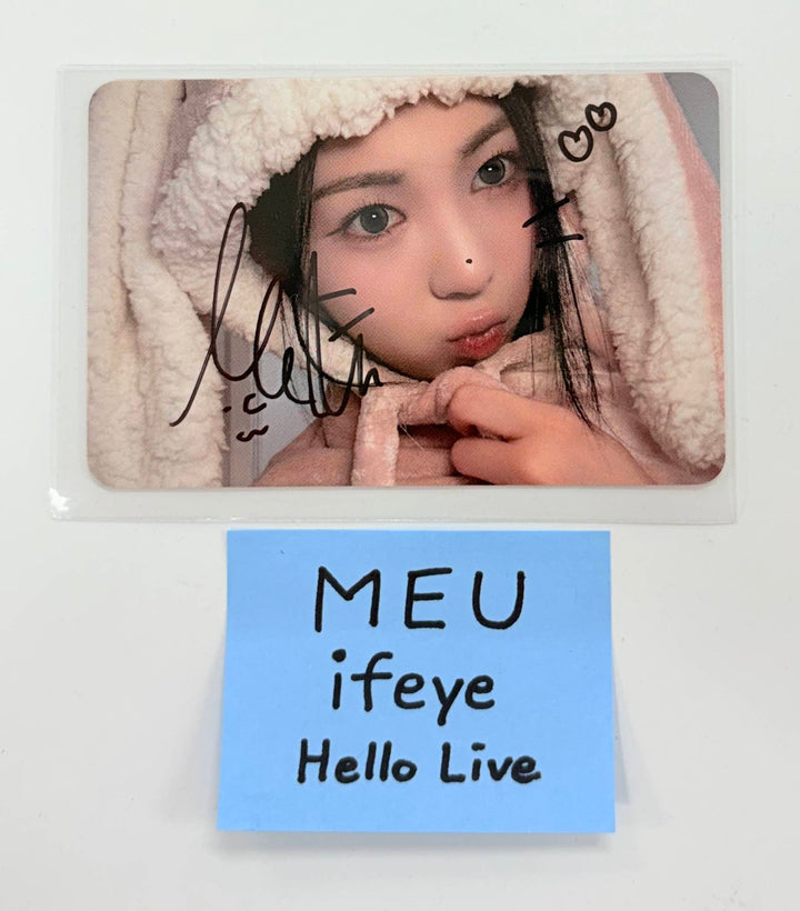 MEU (Of IFEYE) "ERLU BLUE" - Hand Autographed(Signed) Photocard [25.11.12]
